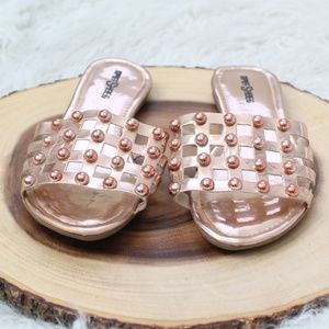 New Metallic Cooper Sandal